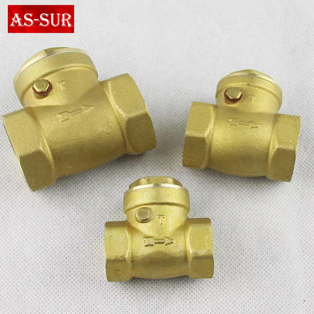 Spring Non Return Swing Valve Vertical Brass Check Valve