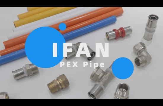 Encaixe de tubo Pex de alta qualidade 16-32 mm Ifan Conexões de compressão de latão iguais personalizadas