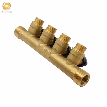 50% de desconto 3, 4, 5, 6, 7, 8 Vias Sistema de aquecimento de piso Encanamento Tubo Pex Coletor de latão para piso aquecido